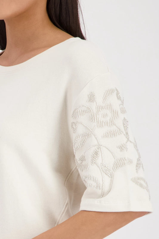 Monari Sweatshirt with Pearl Detail