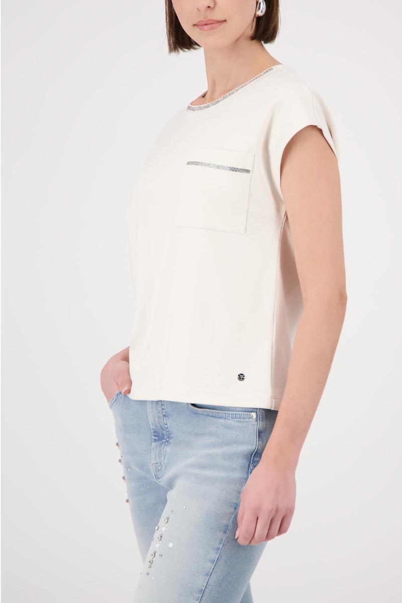 Monari Top with Embellished Collar