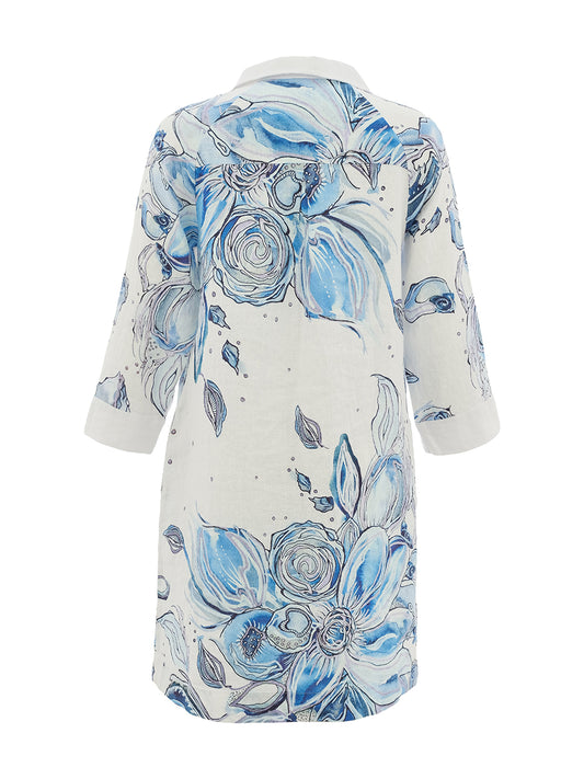 Dolcezza Amy Floral Linen Dress