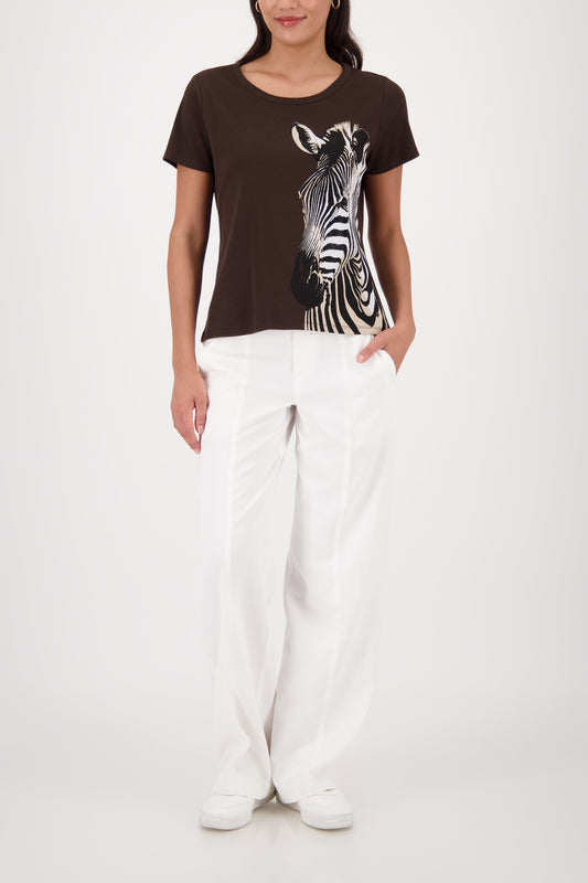Monari T-shirt With Zebra Print
