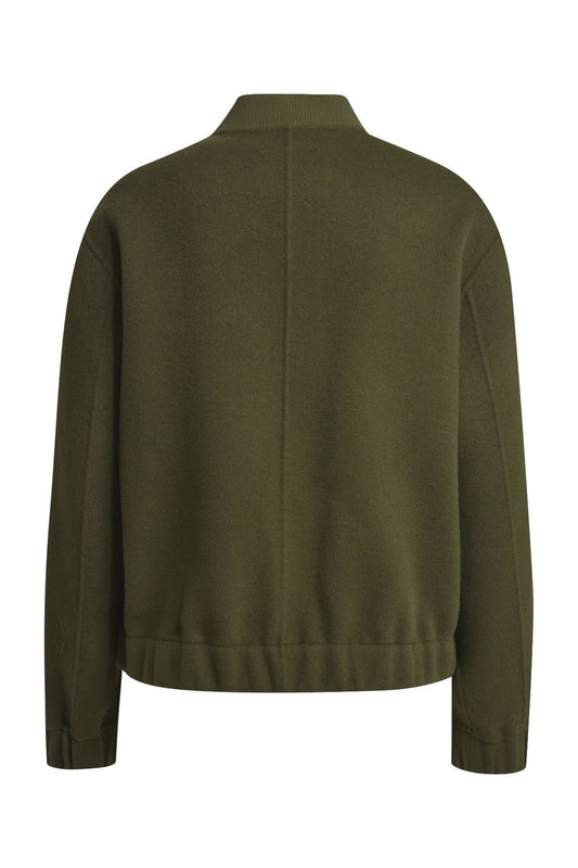 Milano Italy Wool Jacket With Zip