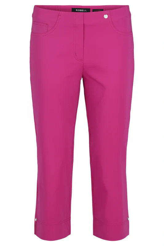 Pink 7/8 pants with straight let