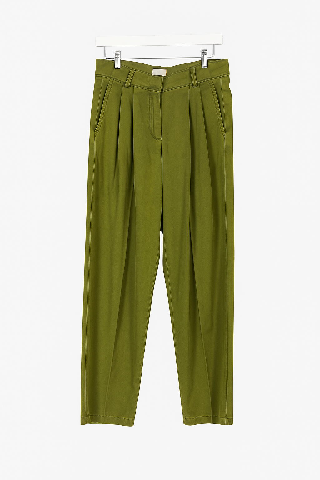 Olive Green High Waited Trousers Pants
