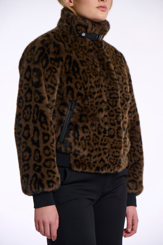 Rino And Pelle Ambra Faux Fur Jacket