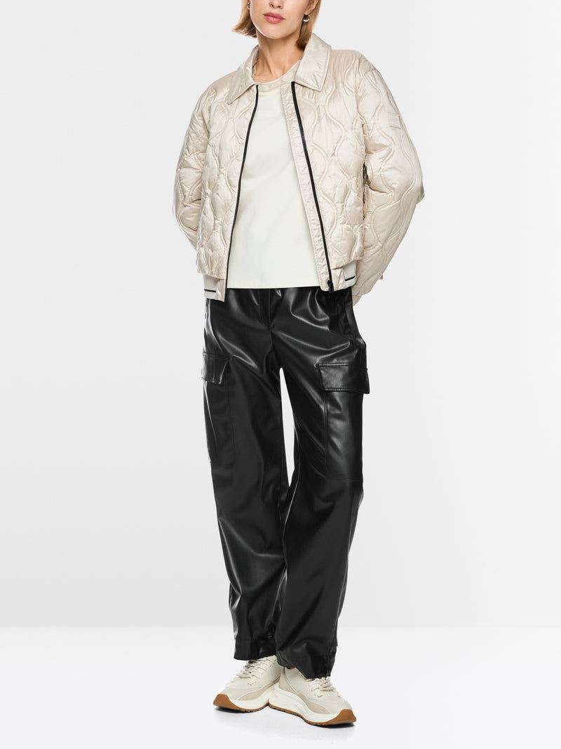 Marccain Sport Quilted jacket with contrasting details