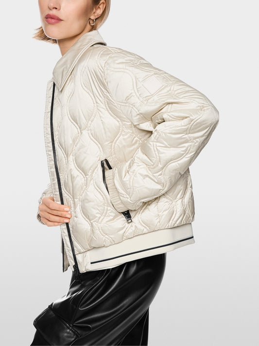 Marccain Sport Quilted jacket with contrasting details