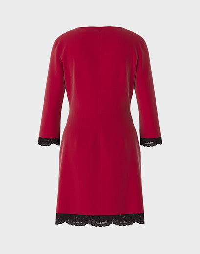 Marccain Dress With Delicate Lace