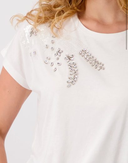 Monari T shirt With Embellishment