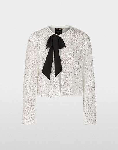 Marccain Silver Sequins Jacket