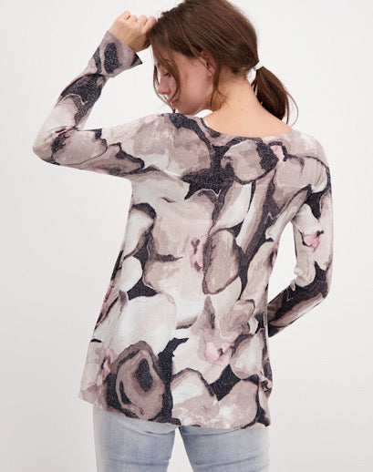 Monari Fine Knit Longsleeve Top