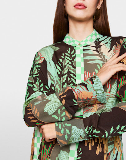 Marccain Light Blouse With Floral Print