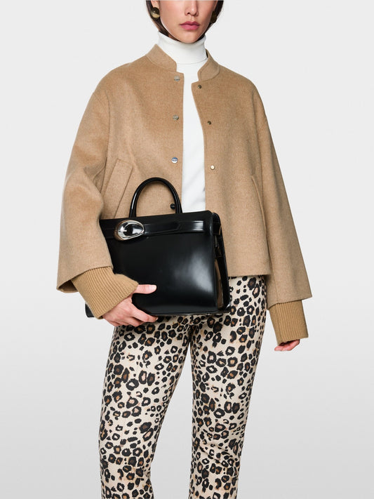 Marccain Oversized Jacket With Cuffed Sleeves