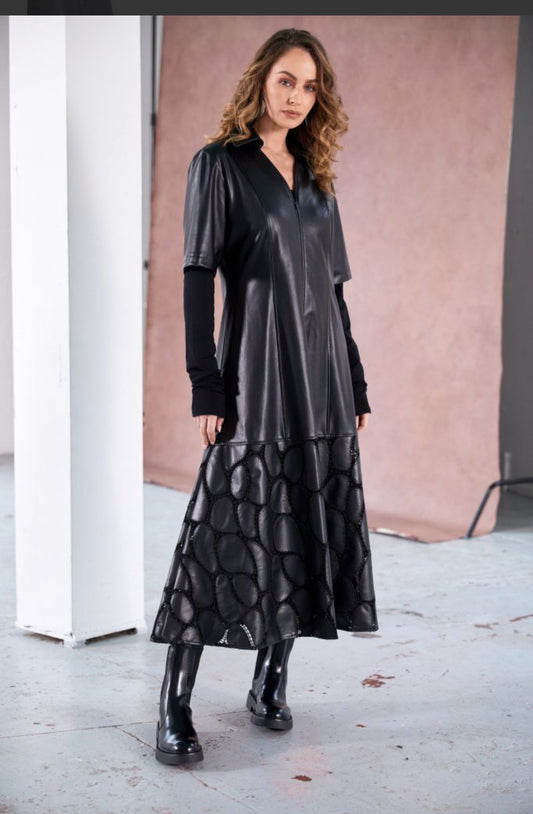 Naya Leatherette Dress