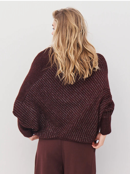 Nu Denmark Amia Knit Poncho 8558-50