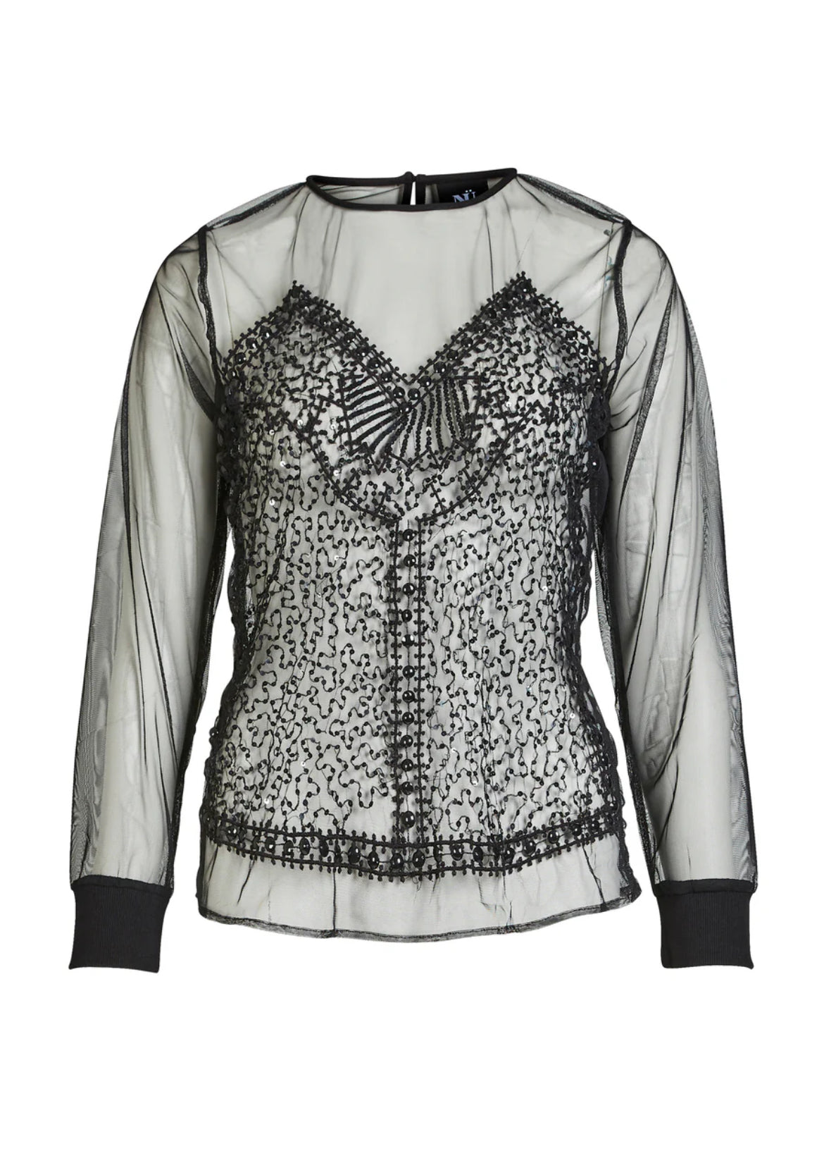 Nu Denmark Bitten Blouse Black