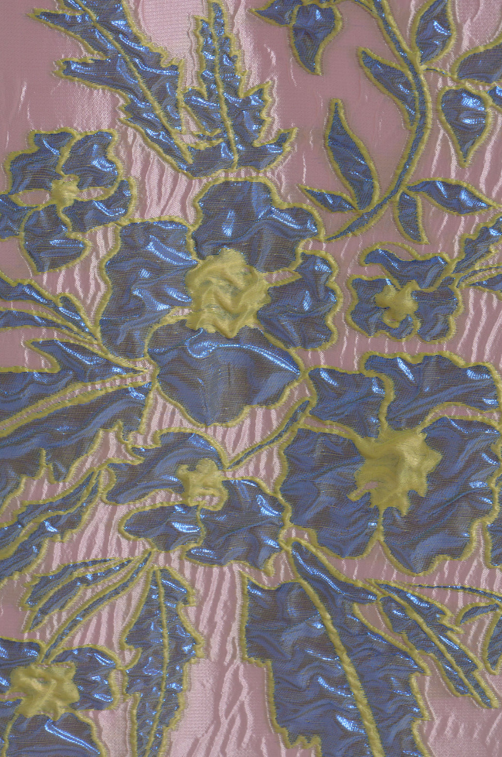 Milano Italy Floral Jacquard Midi Skirt