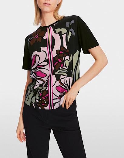 Marccain Top With Flower Print