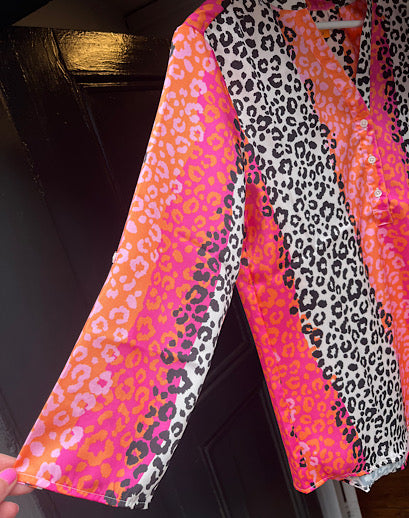 Vilagallo Francina Animal Print Blouse