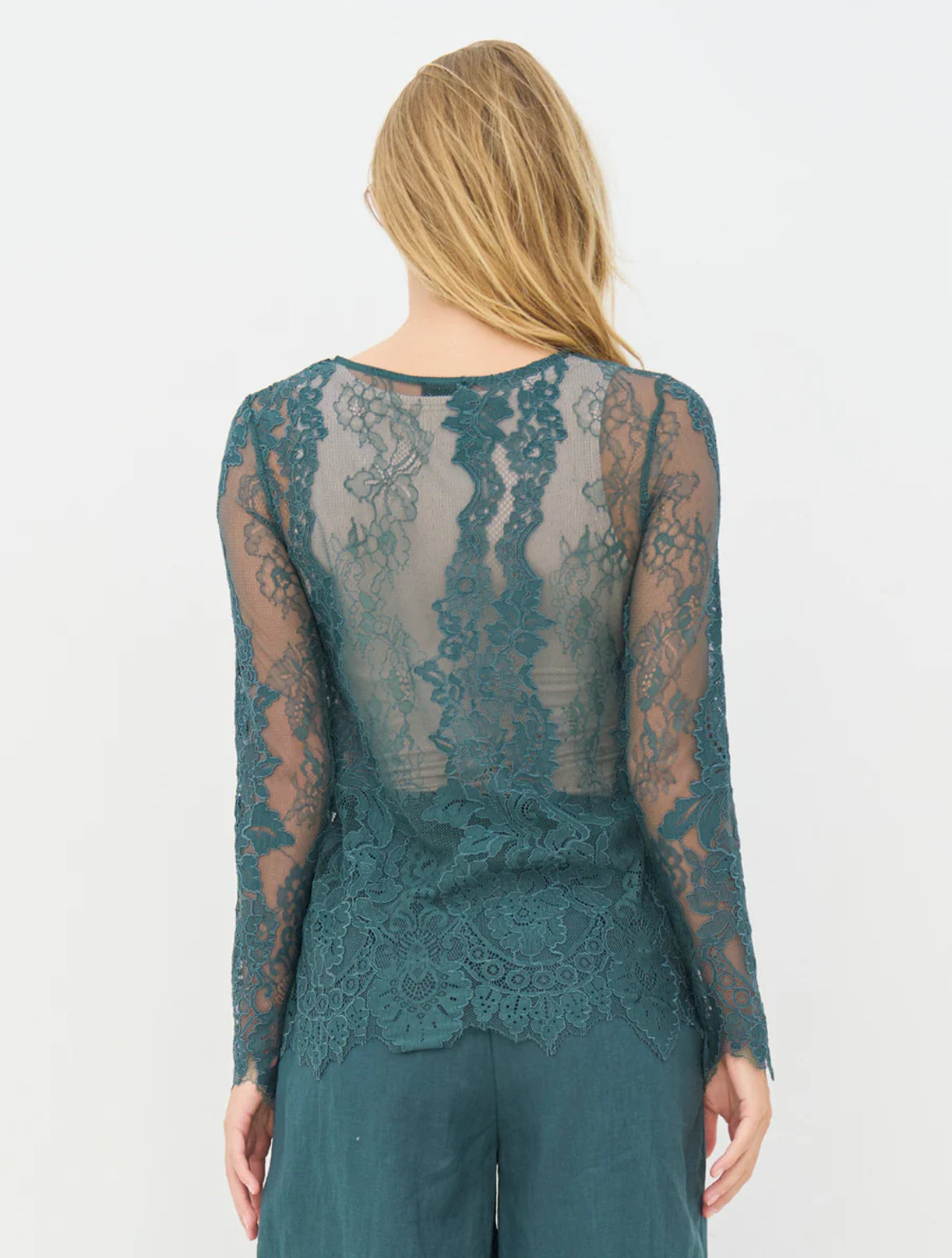 Nu Denmark Charlotte Top Petrol