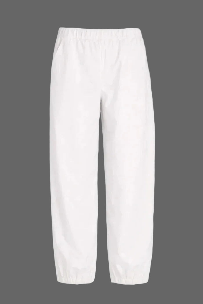 Naya tuck hem white pants