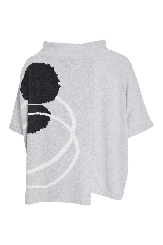 Naya High Neck Print Square Top Naw25167