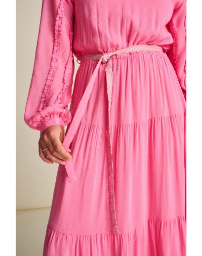 Pom Amsterdam Georgie Blooming Pink Dress Sp7756