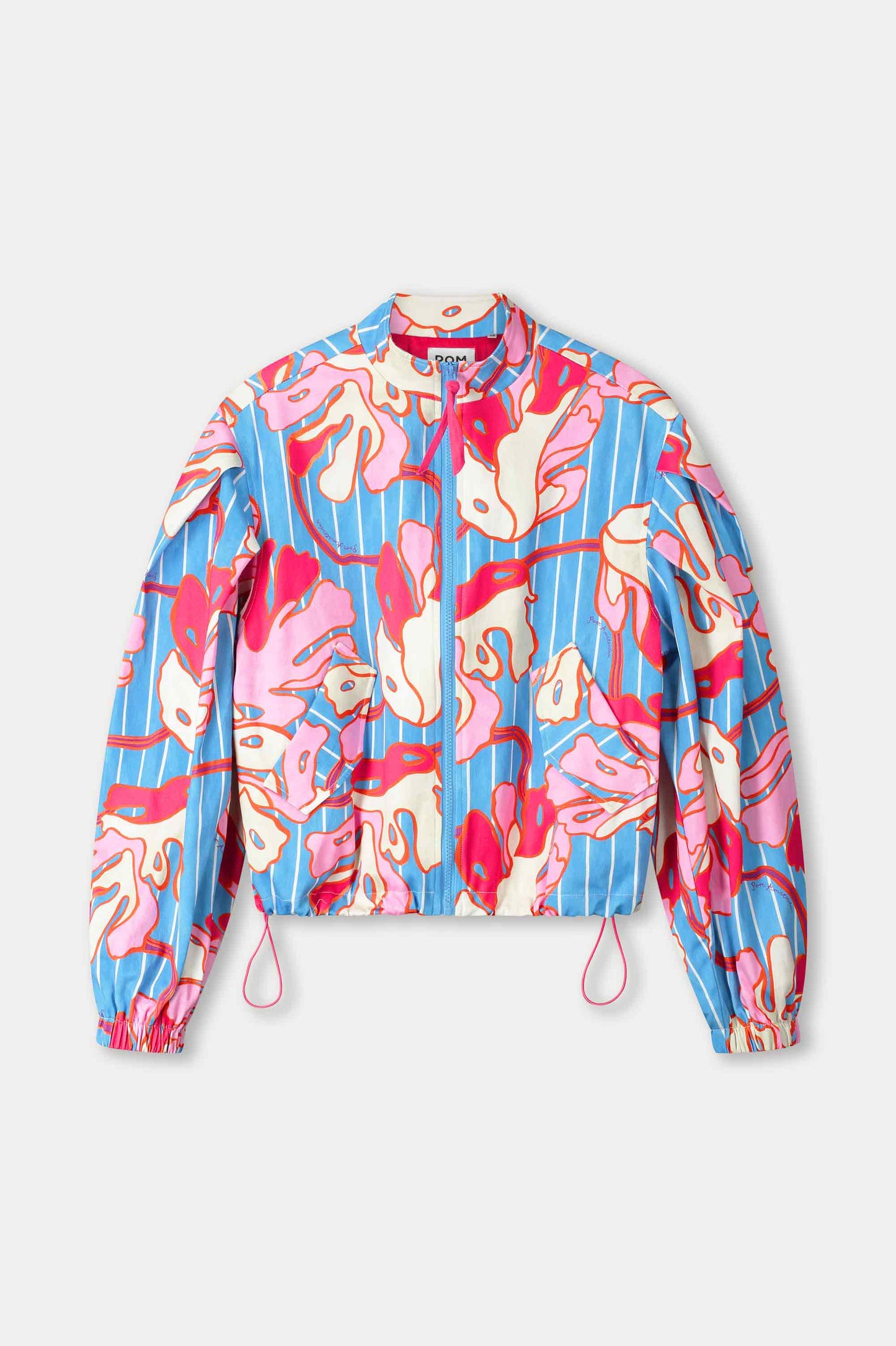 Pom Amsterdam JACKET - Urban Flora Stripe
