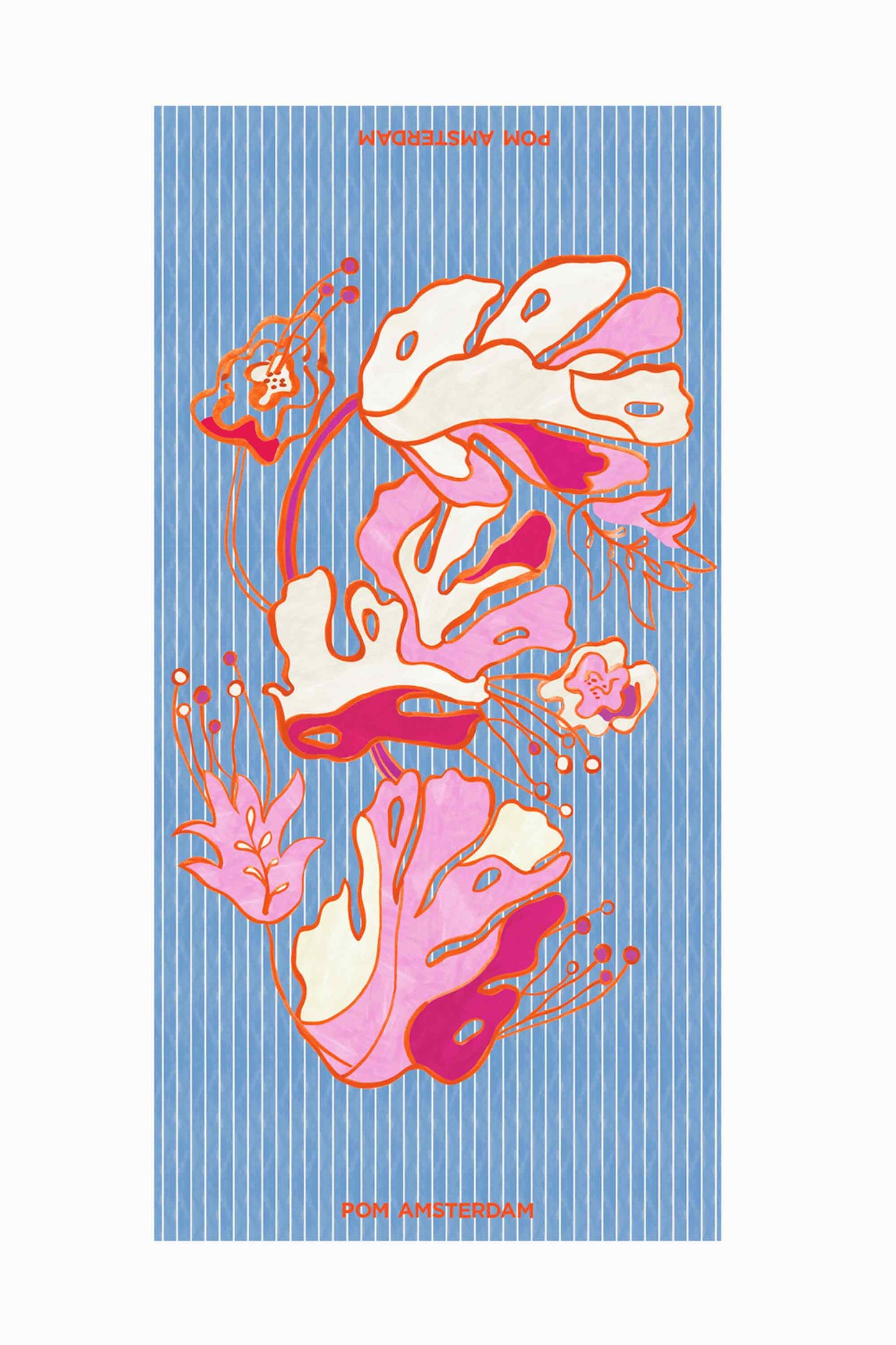 Pom Amsterdam Shawl Linen Urban Flora