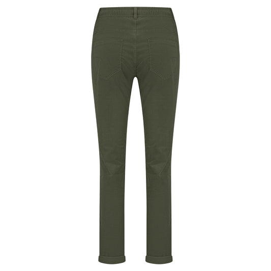 Red Button Tessy Velvet - Khaki