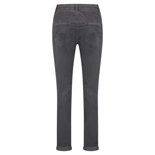 Red Button Tessy Velvet - Lava