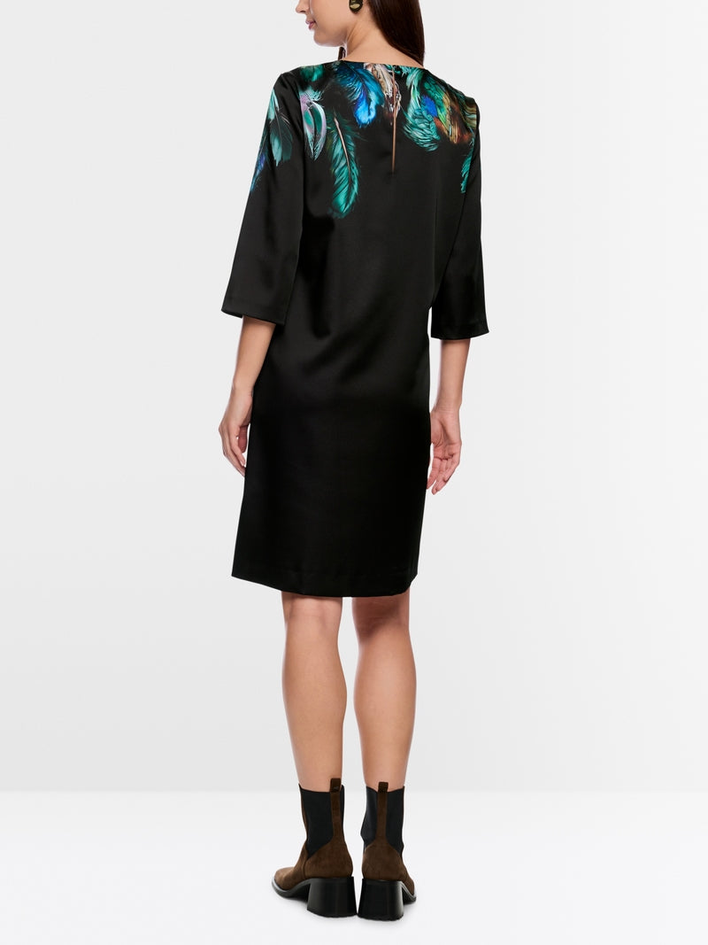 Marccain Dress With Feather Print