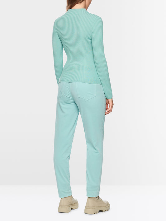 Marccain Sport Fine Rib Teal Jumper