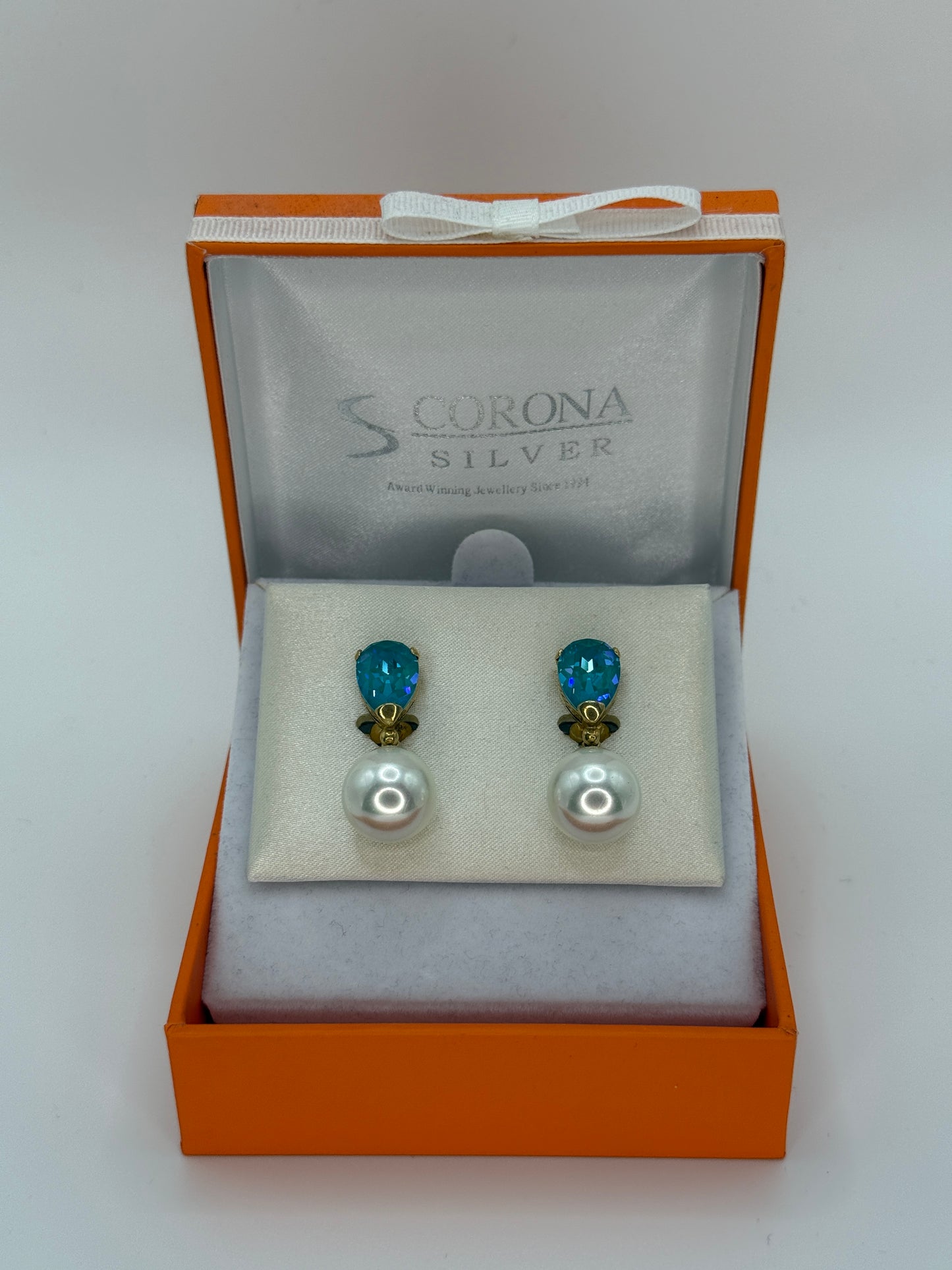 Corona Silver Blue Swarovski BLUE