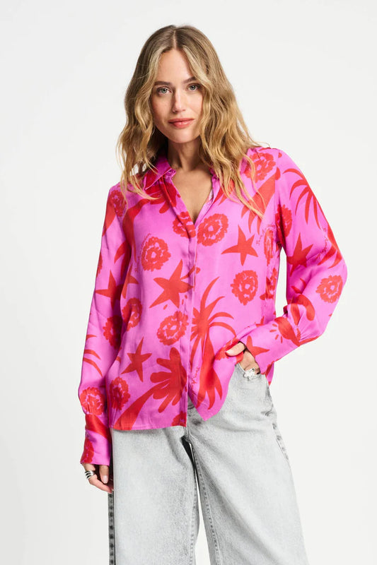 Pom Amsterdam Blouse Splashing Firewords