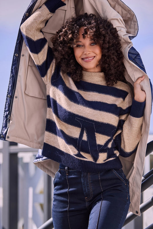 Monari Striped Jumper