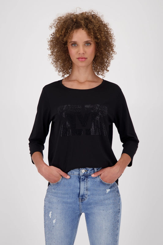 Monari Top with Rhinestone Detail 808800