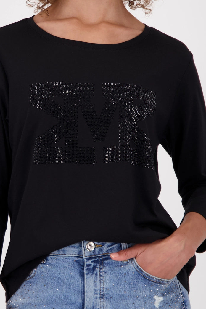 Monari Top with Rhinestone Detail 808800