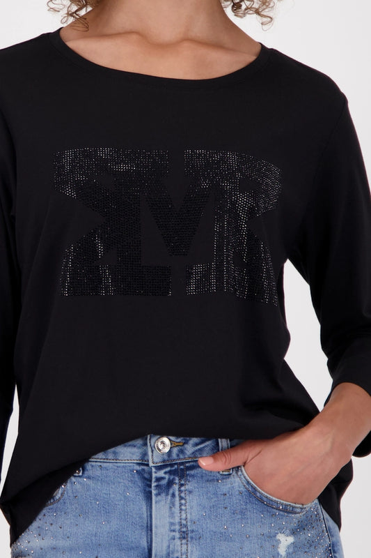 Monari Top with Rhinestone Detail 808800