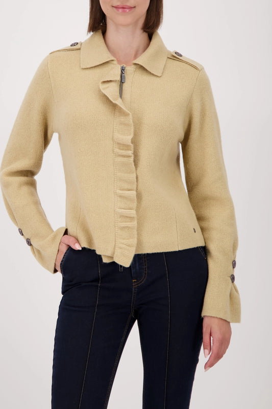 Monari Cardigan With Ruffles