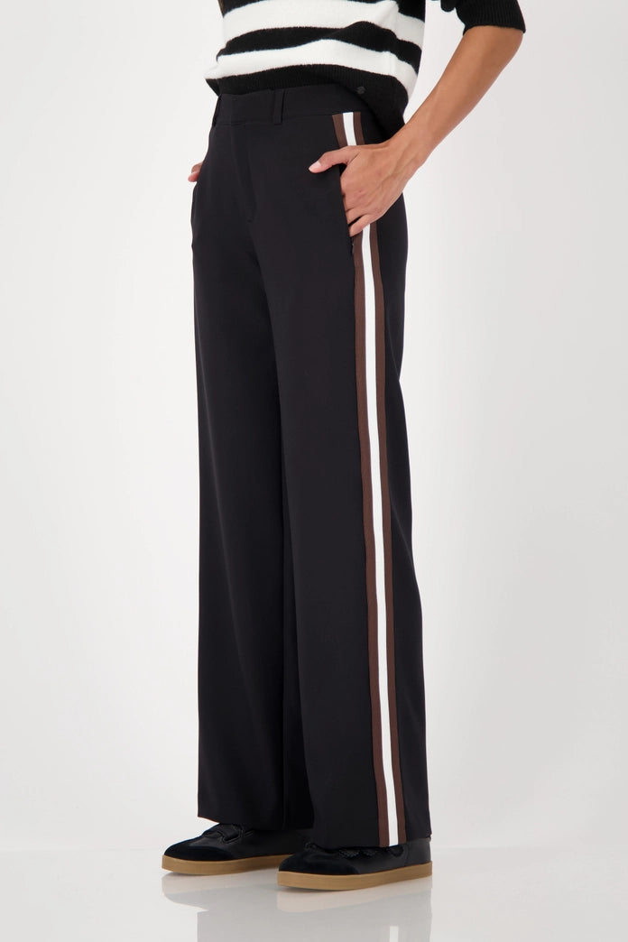 Monari Straight-leg Pants With Stripes On The Side