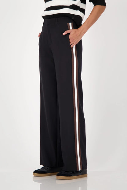 Monari Straight-leg Pants With Stripes On The Side