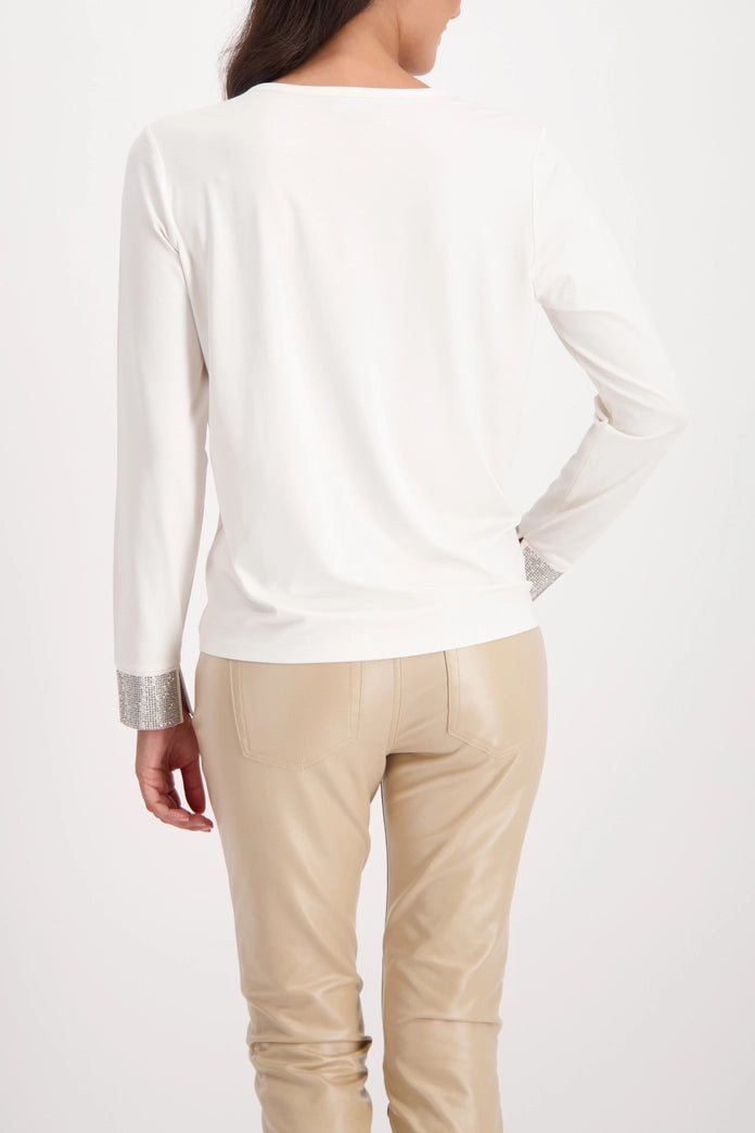 Monari Blouse With Rhinestones