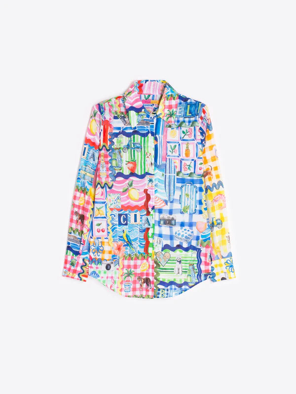 Vilagallo Capri Printed Shirt