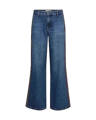 Wide leg high waist jeans