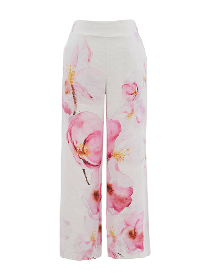 Dolcezza Kraf Linen Pants