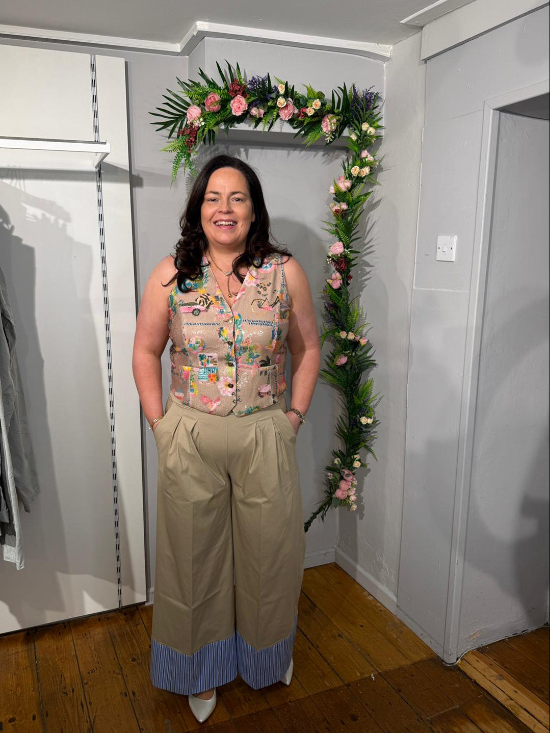 Vilagallo Wide Leg Trousers