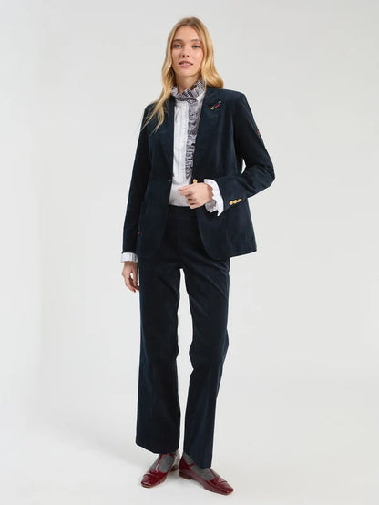 Vilagallo Marina Velvet Trousers