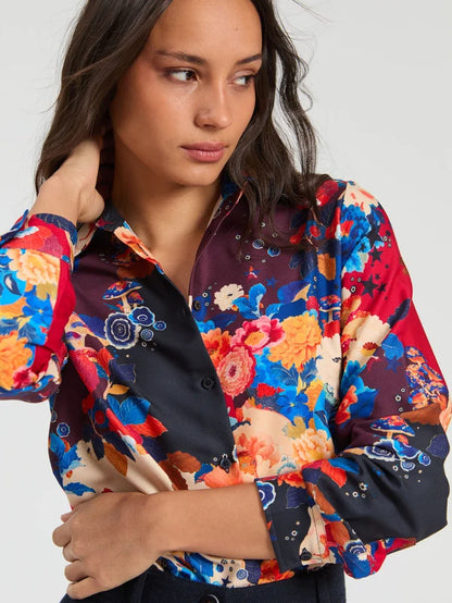 Vilagallo Tea Floral Blouse