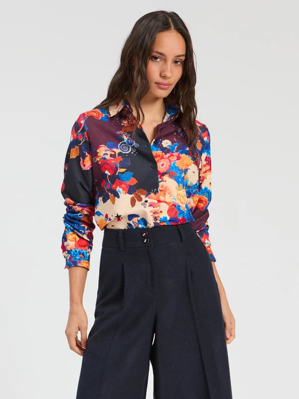 Vilagallo Tea Floral Blouse