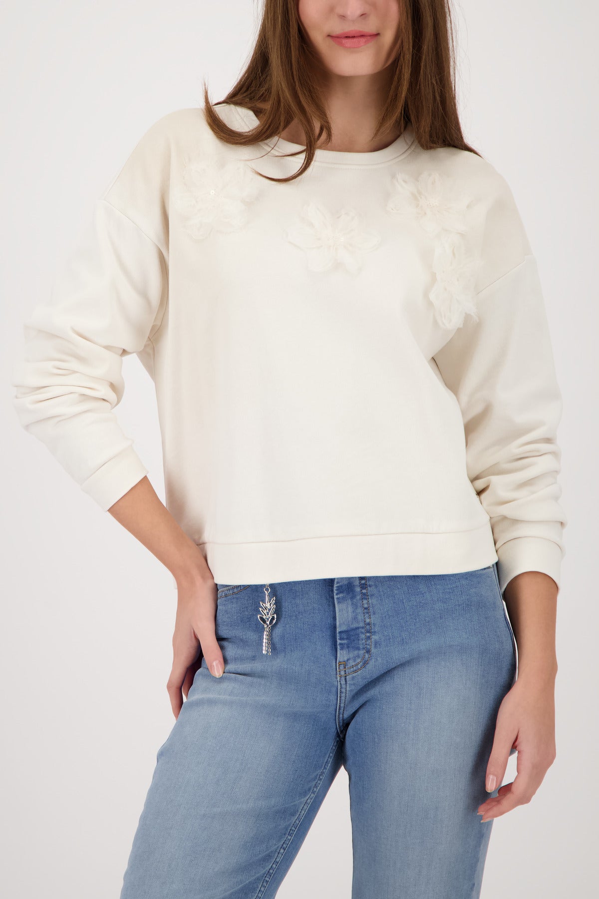 Monari Sweatshirt With 3D Flower